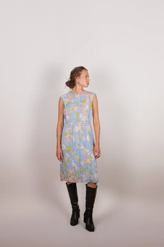 Deal Alert Bottega Veneta 2000s Floral Print Silk Dress M