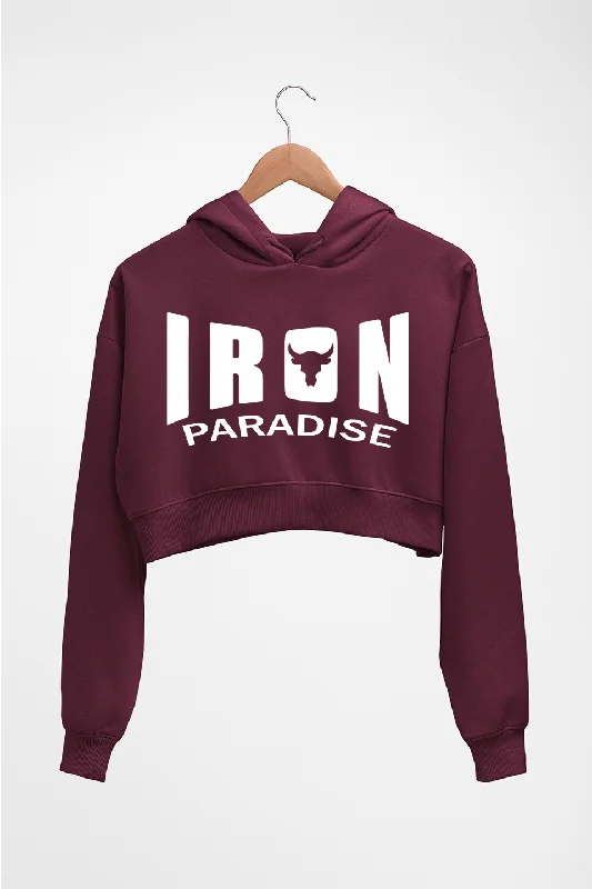 Don't Wait Iron Paradise Crop HOODIE FOR WOMEN