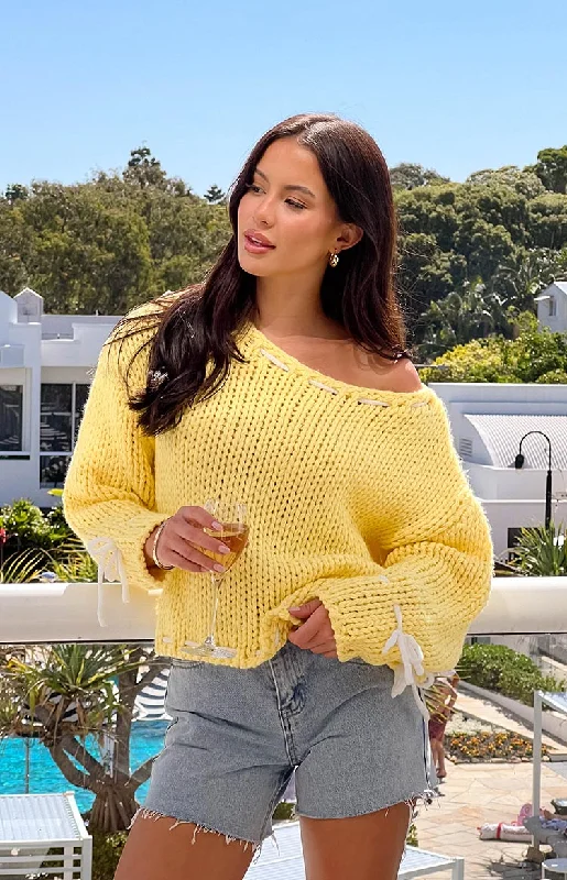 Epic Deals Bea Yellow Sweater