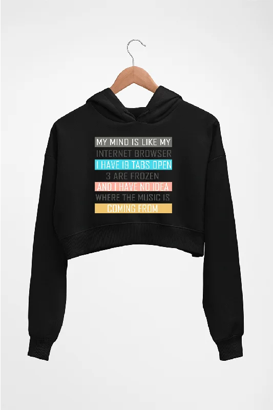 Super Bargain Internet Crop HOODIE FOR WOMEN