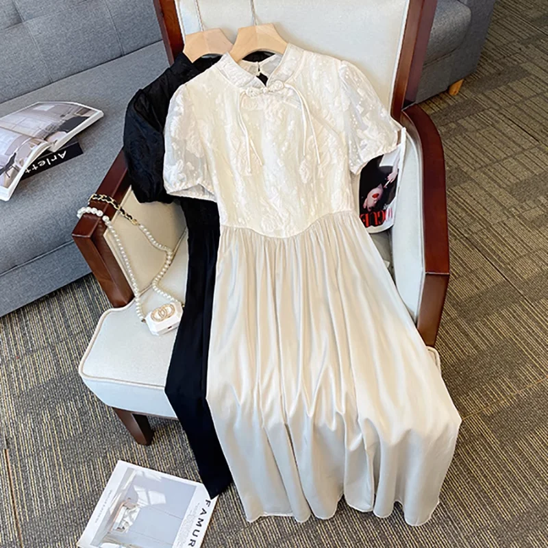 Special Buy Plus Size Cheongsam Midi Dress
