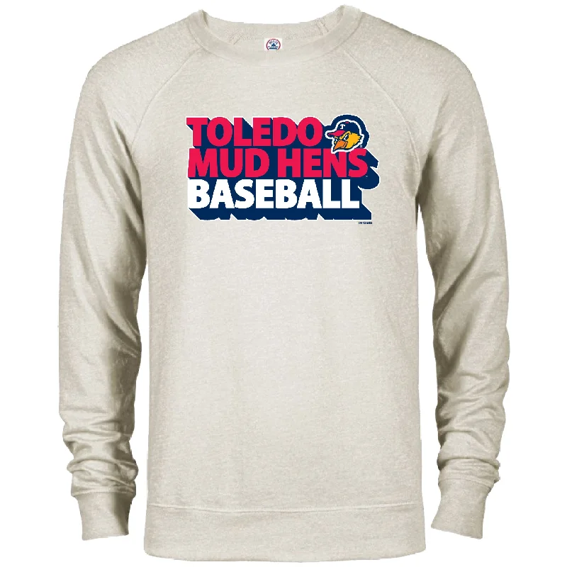 Super Sale Toledo Mud Hens Schon French Terry Crewneck Sweatshirt