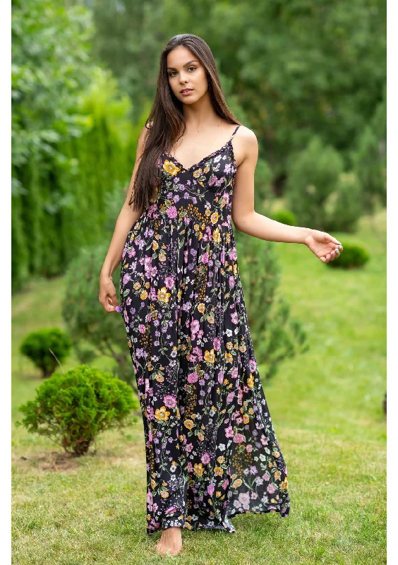 Dahlia Mix Flowers Dress