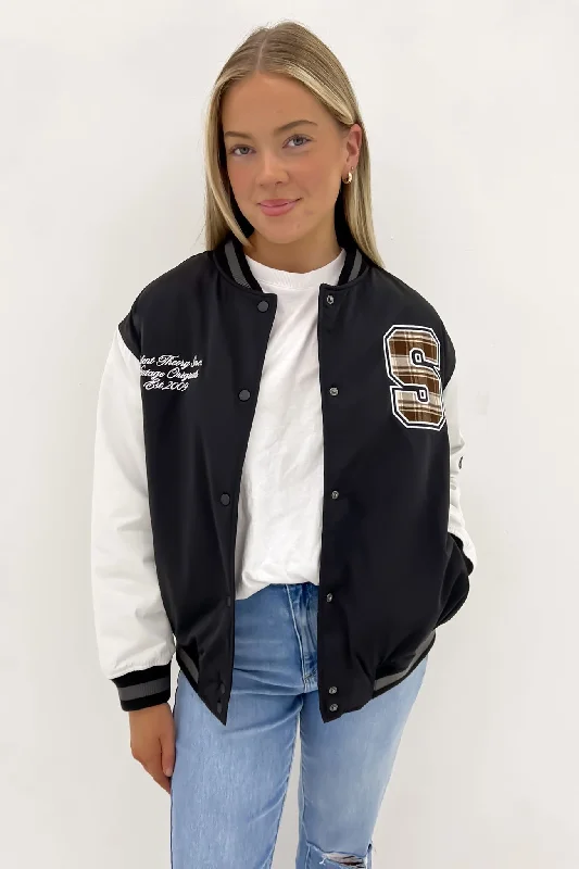 Special Price Varsity Jacket Black