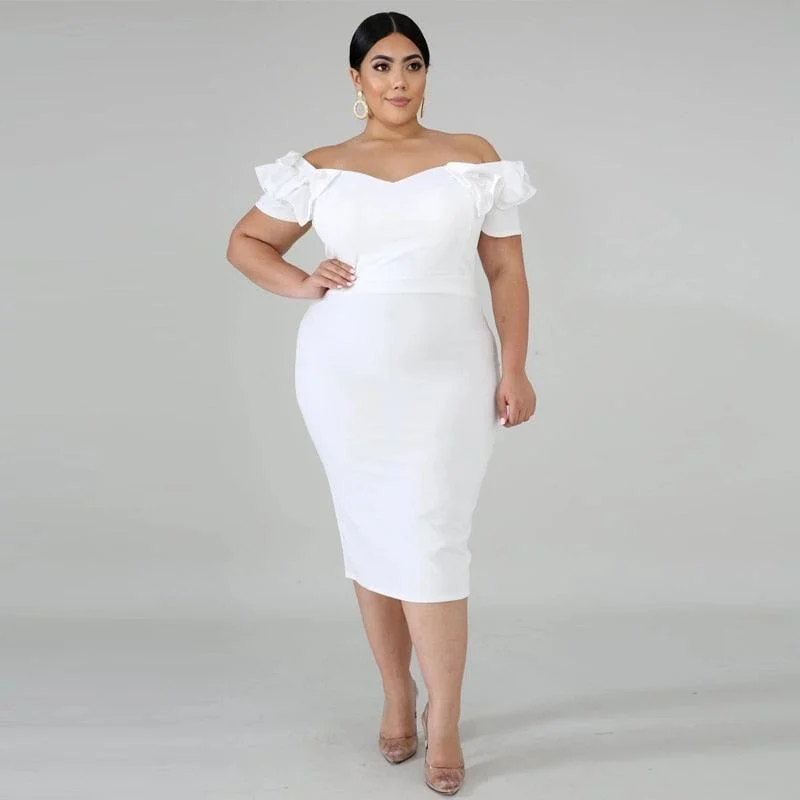 Lowest Prices Off Shoulder Bodycon Party Dress