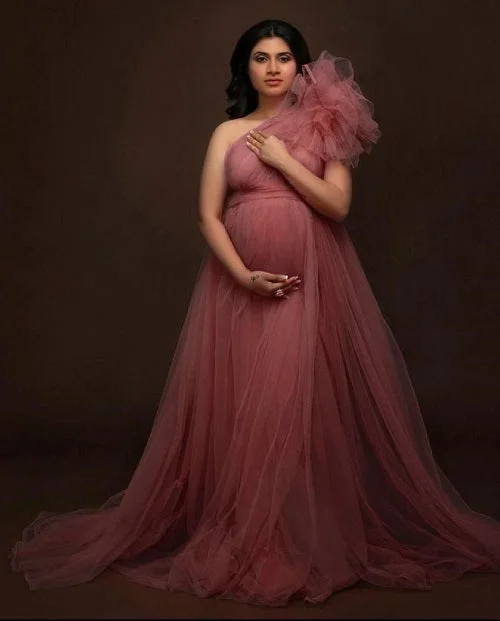 Best Bargains G419 (7), Watermelon Pre Wedding One Shoulder Gown, Size (ALL)