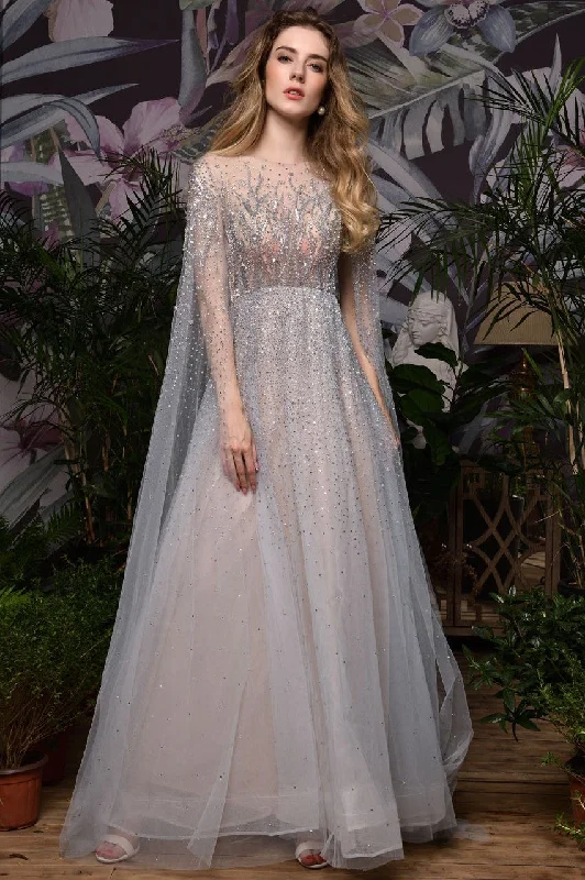 Exclusive Deal Stunning Wedding Dresses A Line Sweep Short Sleeves Beaded Jewel Neck Tulle Bridal Dresses