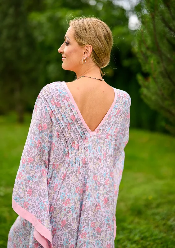 Pancho Pink Mist Flowers Dress