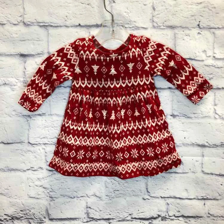 Great Bargains Old Navy Red Size 0-3 Months Girls Dress