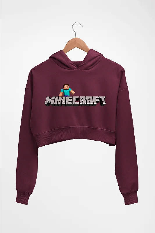 Minecraft Crop HOODIE FOR WOMEN