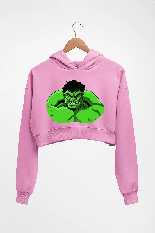 Hulk Superhero Crop HOODIE FOR WOMEN