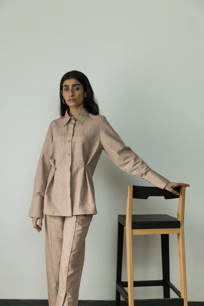 Daily Deals Cinched Waist Shirt