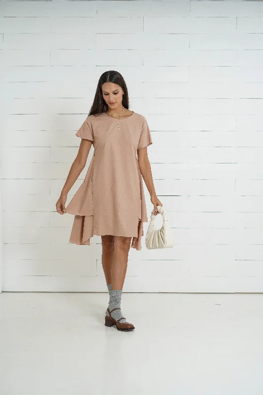 Hot Deal Aria Nursing Dress       (Tortilla Nude)