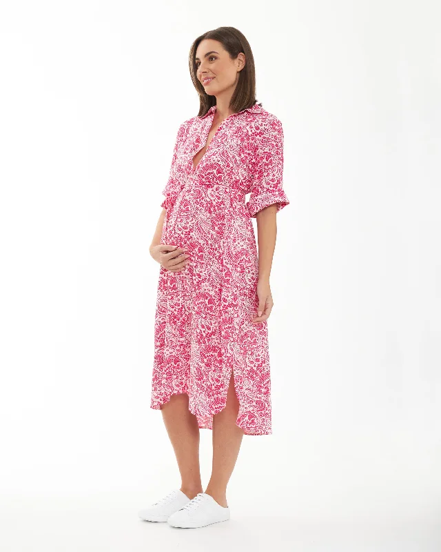 Clearance Event Janis Shirt Dress w/ Tie