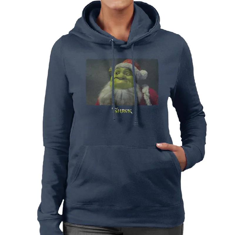 Super Savings Shrek Christmas Father Christmas Women's Hooded Sweatshirt