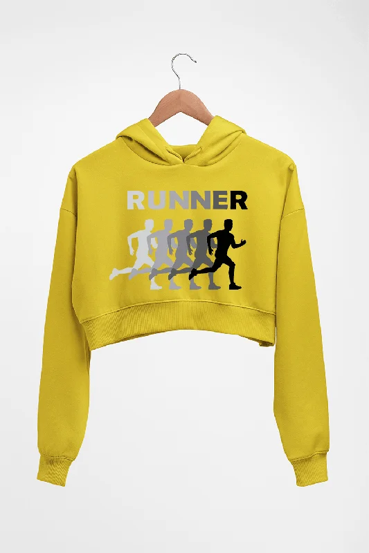 Runner Running Crop HOODIE FOR WOMEN