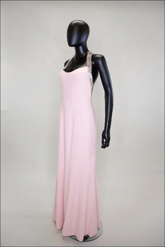 Lowest Price Vintage 1990s Bruce Oldfield Pink Silk Couture Gown