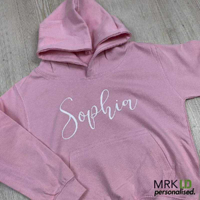 Personalised Mini Script Hoodies (MRK X)