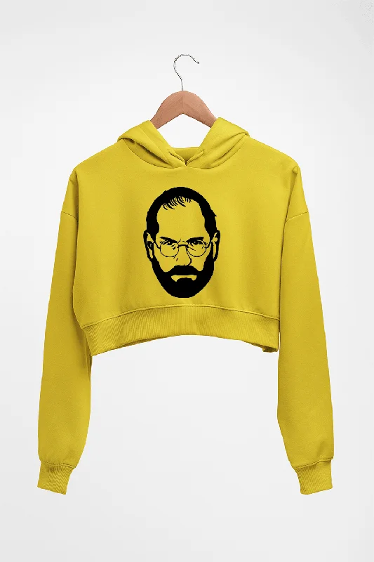 Steve Jobs Crop HOODIE FOR WOMEN