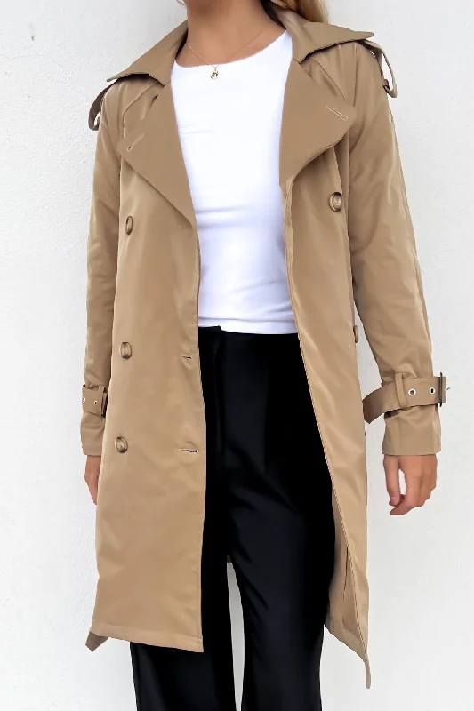 Holiday Sale Tahlee Trench Tan