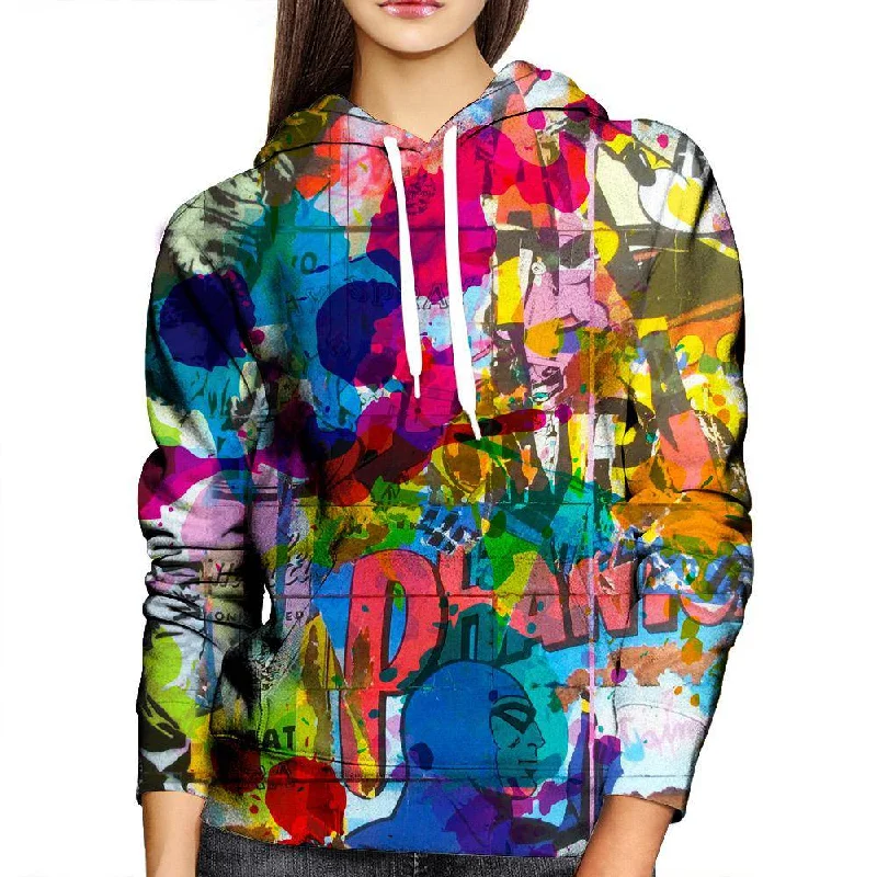 Lowest Price Street Art Womens Hoodie