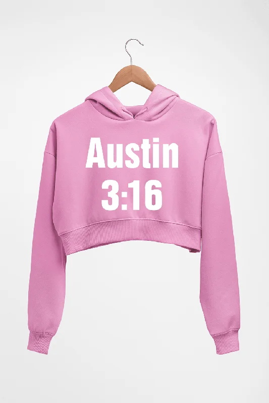 Stone Cold Steve Austin (WWE) Crop HOODIE FOR WOMEN