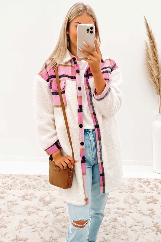 Instant Discount Adele Shacket Pink