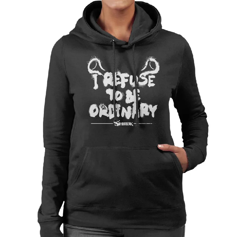 Discount Mania Shrek I Refuse To Be Ordinary Women's Hooded Sweatshirt