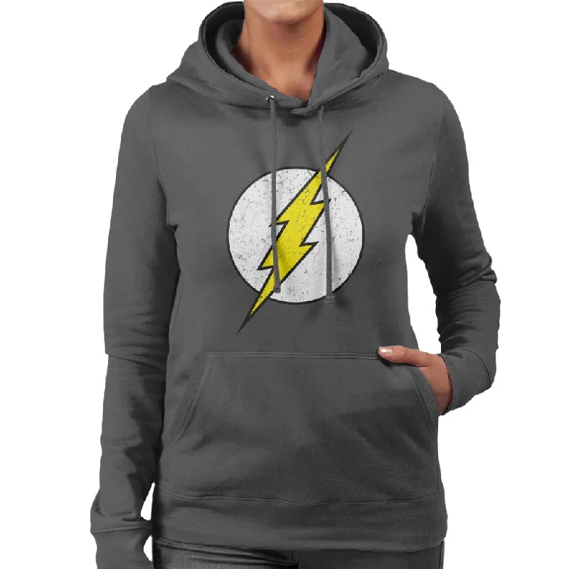 The Flash Lightning Bolt Logo Women's Hooded Sweatshirt