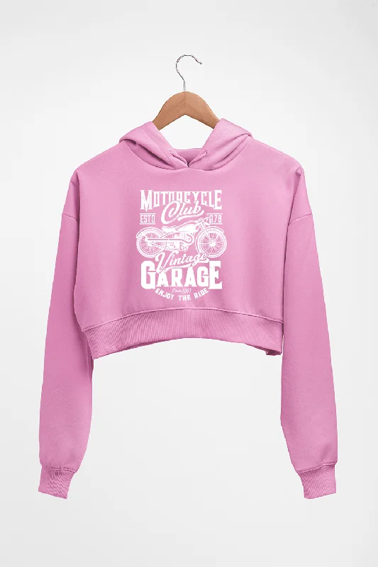 Exclusive Preview Motorcycle Crop HOODIE FOR WOMEN