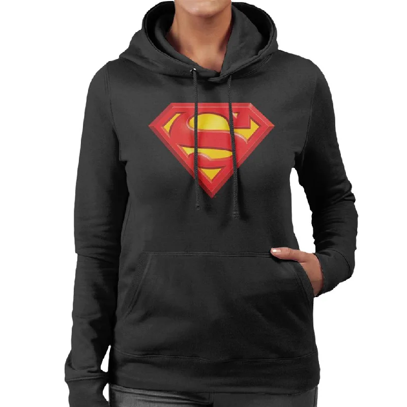 Unbeatable Prices Superman Classic Logo Women's Hooded Sweatshirt