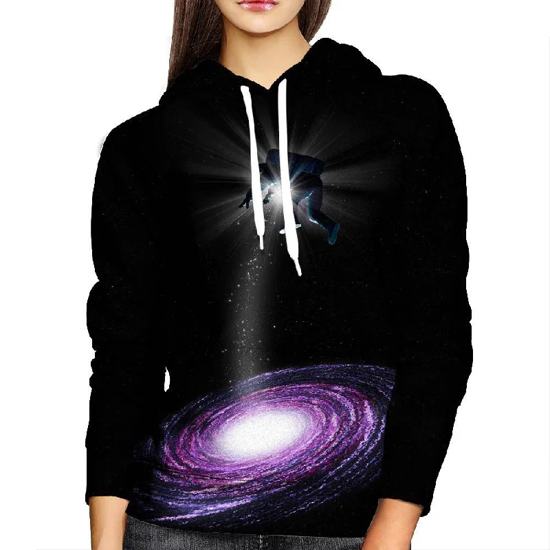 Overstock Sale Purple-Astro Womens Hoodie