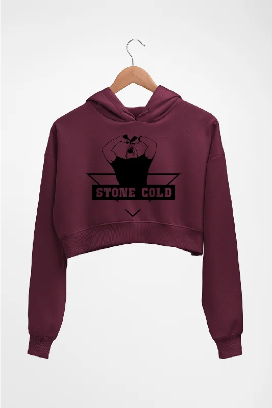 Stone Cold Steve Austin (WWE) Crop HOODIE FOR WOMEN