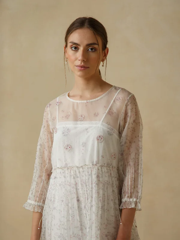 Fantastic Deals Butterfly Bush Organza Dress