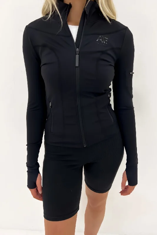 Online Specials Active Zip Through Black