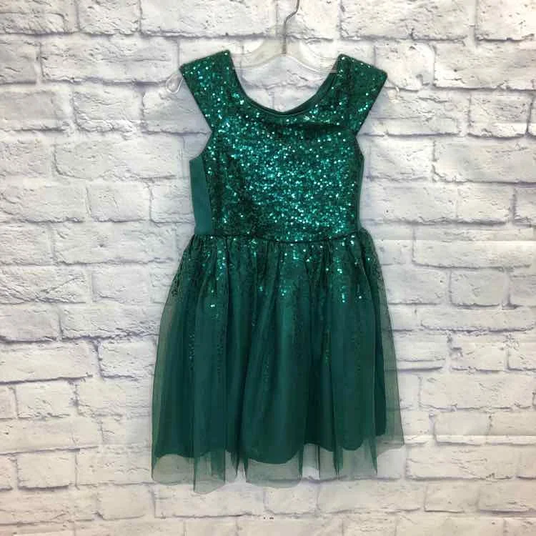 New Deals Cat & Jack Green Size 6 Girls Dress