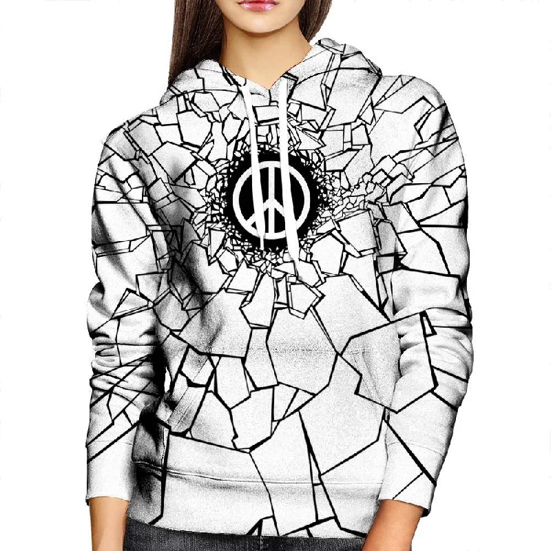 Major Savings Peacebreaker White Womens Hoodie