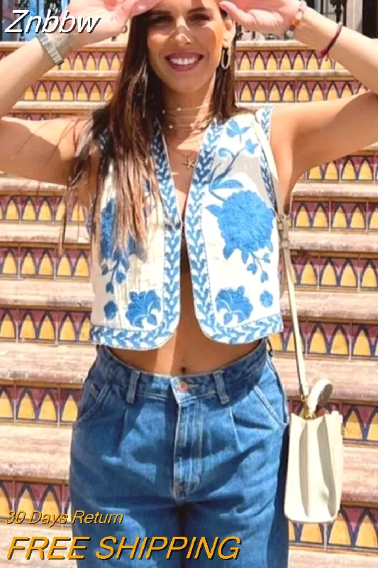 Steals and Deals Znbbw TRAF Embroidered Vests Top Women Vest 2023 Summer Loose Waistcoat Ladies Cardigan Outwear Top Sleeveless Tops Chic Tank Steals and Deals Znbbw TRAF Embroidered Vests Top Women Vest 2023 Summer Loose Waistcoat Ladies Cardigan Outwear Top Sleeveless Tops Chic Tank