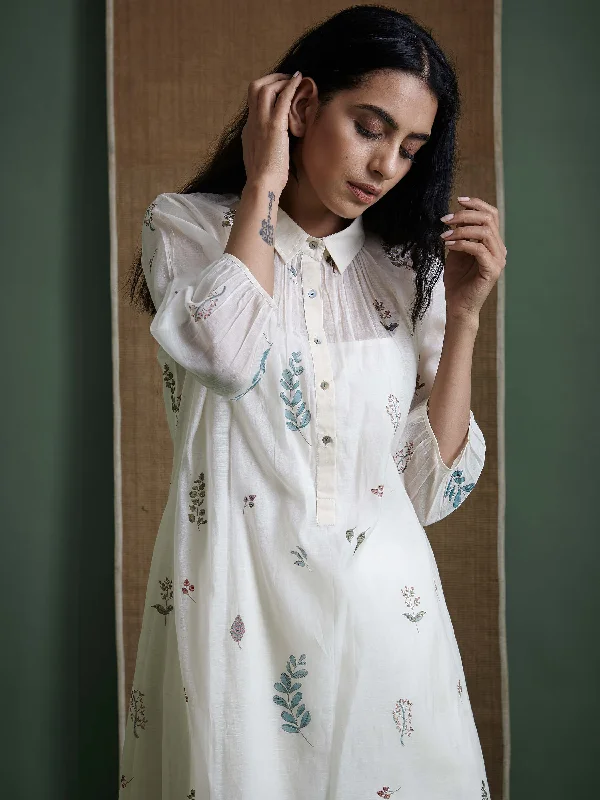 Final Clearance Plant Heart Shirt Dress