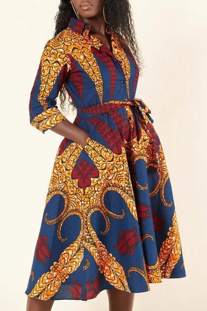 Discount Deals Solid Midi Halfsleeve Dress