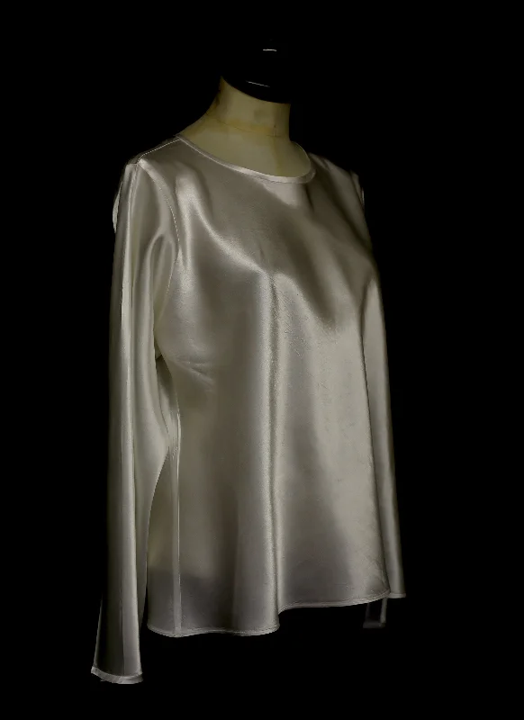 Bespoke Silk Long Sleeved Top