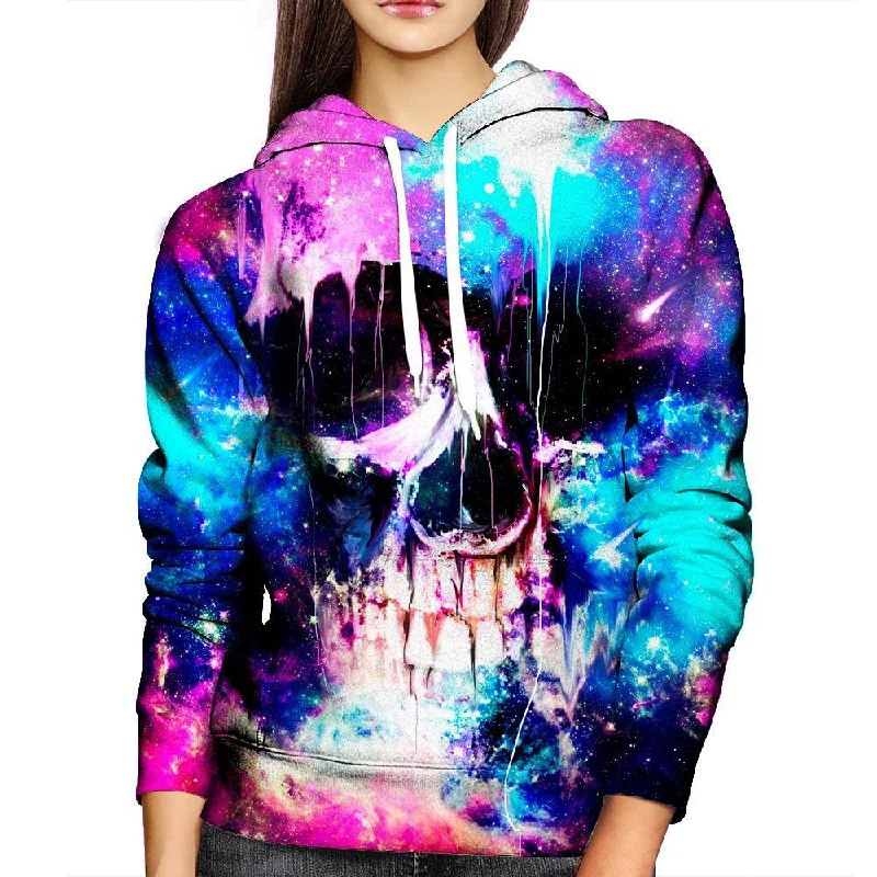 Best Bargains Space Skull Womens Hoodie