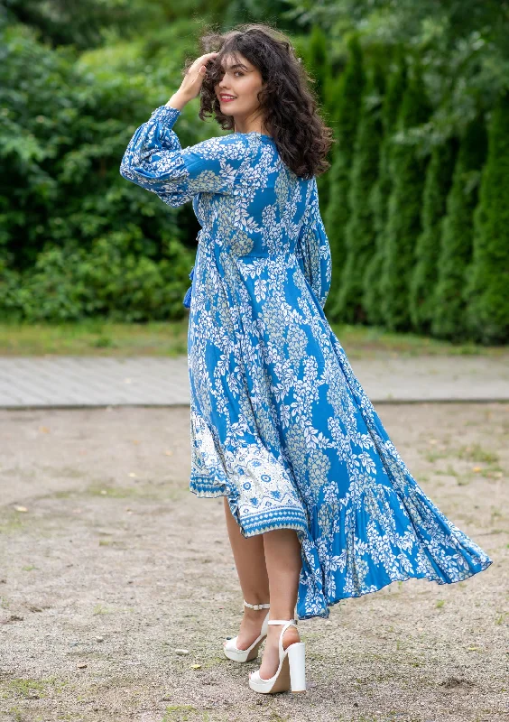 Year-End Clearance Francesca Blue Grapes Dress