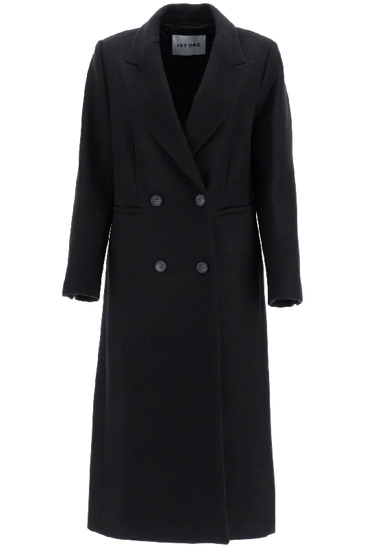 Clearance Event IVY OAK cayenne double-breasted wool coat