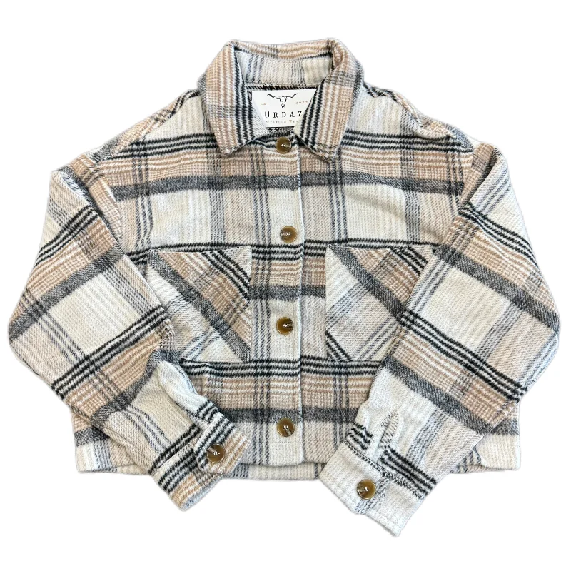 Exclusive Savings Plaid Button-Down Jacket