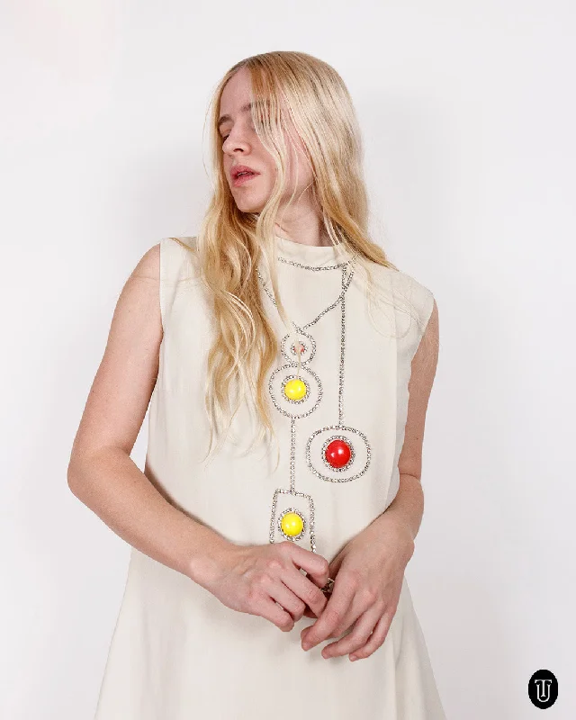 YEAR-End Clearance 1960s Jeanne Lanvin Silk Sack Dress S