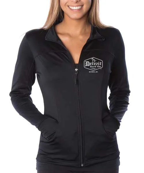 New Deals Ladies poly-tech full zip track jacket