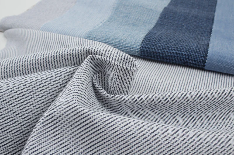 Blowout Deals Denim Look Cotton Fabric - Geometric Patterns - 5 Variants