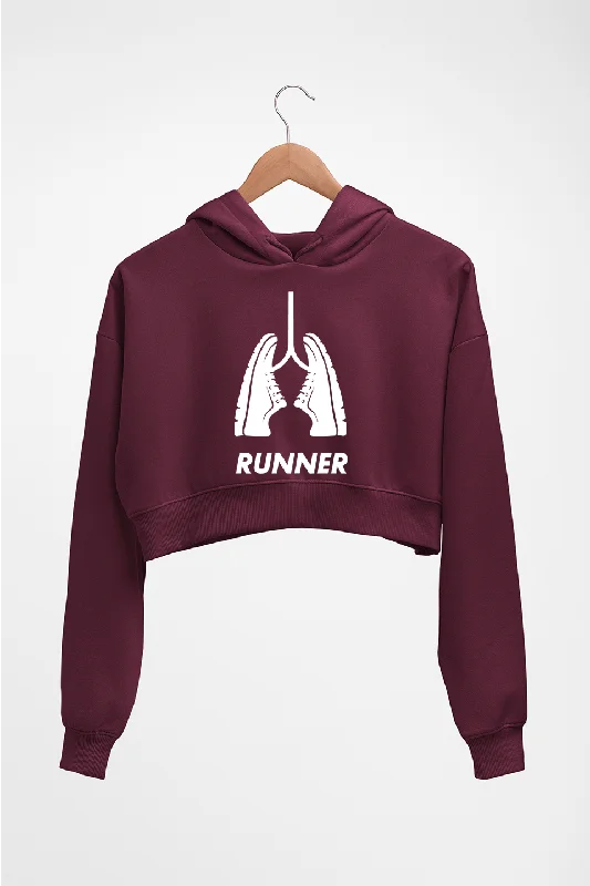 Runner Running Crop HOODIE FOR WOMEN