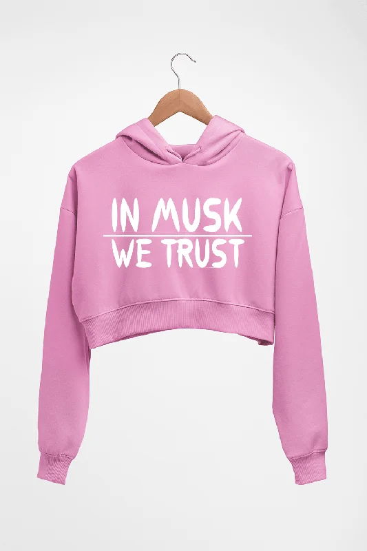 Warehouse Sale Elon Musk Crop HOODIE FOR WOMEN